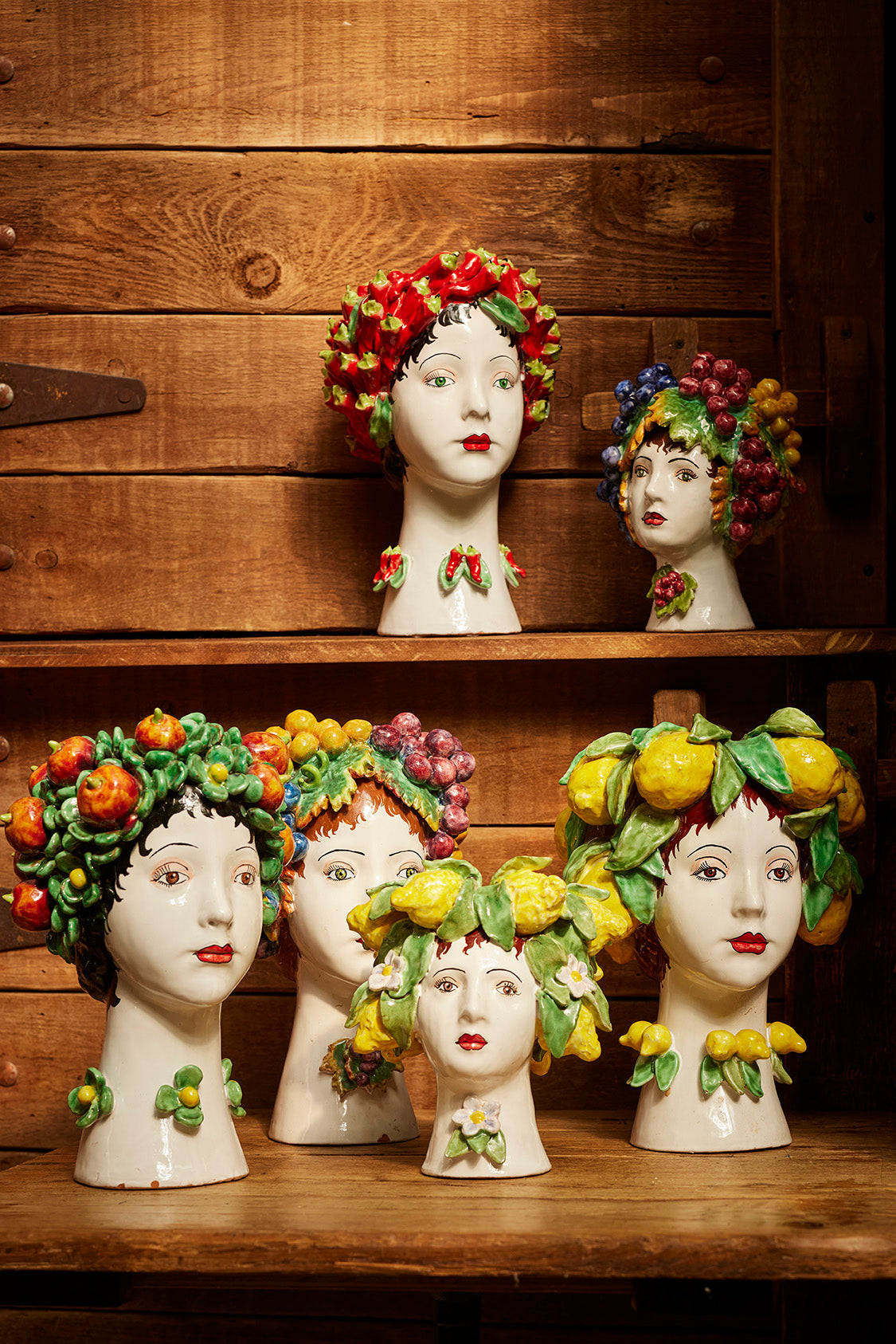 Ceramic Pepper Head Vase
