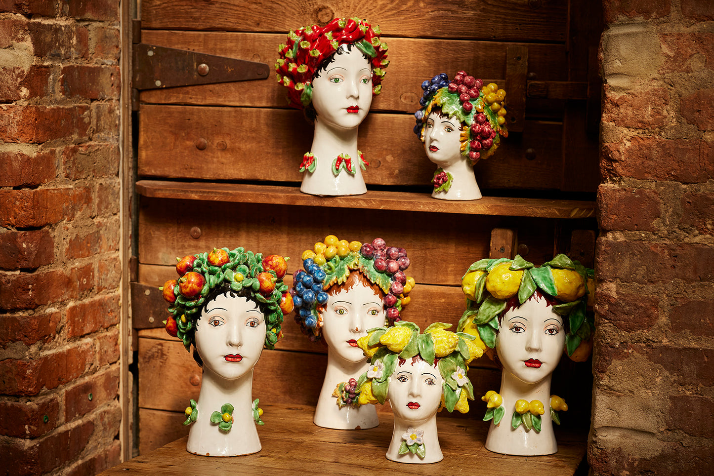 Ceramic Pepper Head Vase