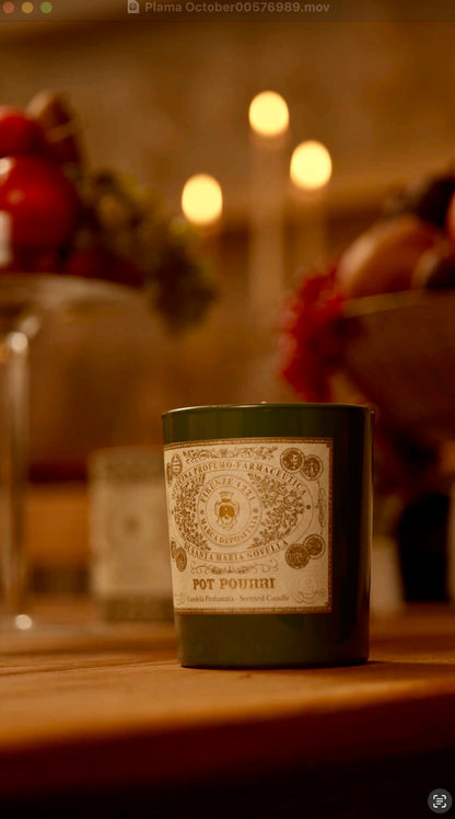 Pot Pourri Scented Candle