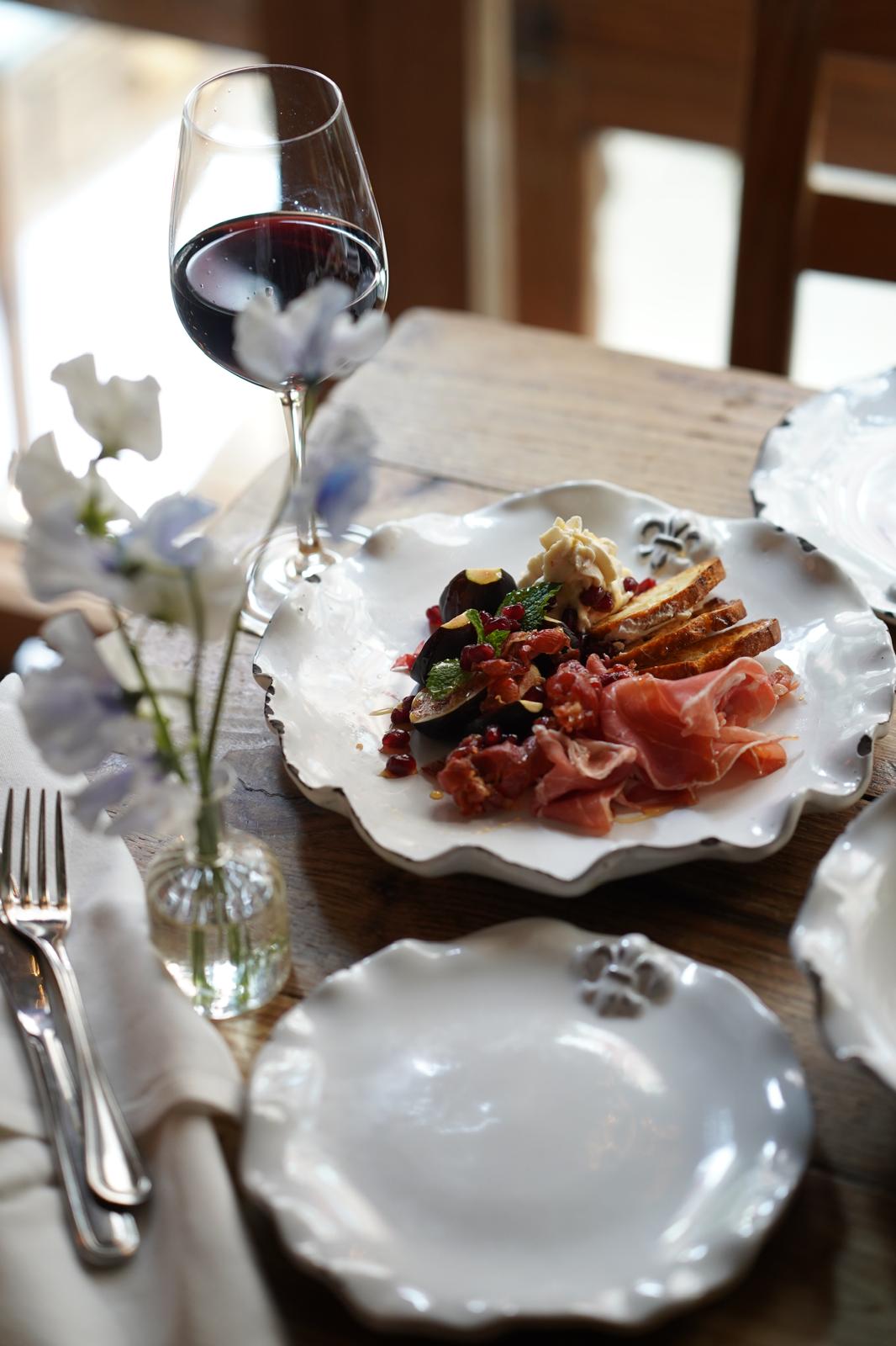 Fleur de Lis Salad Plates