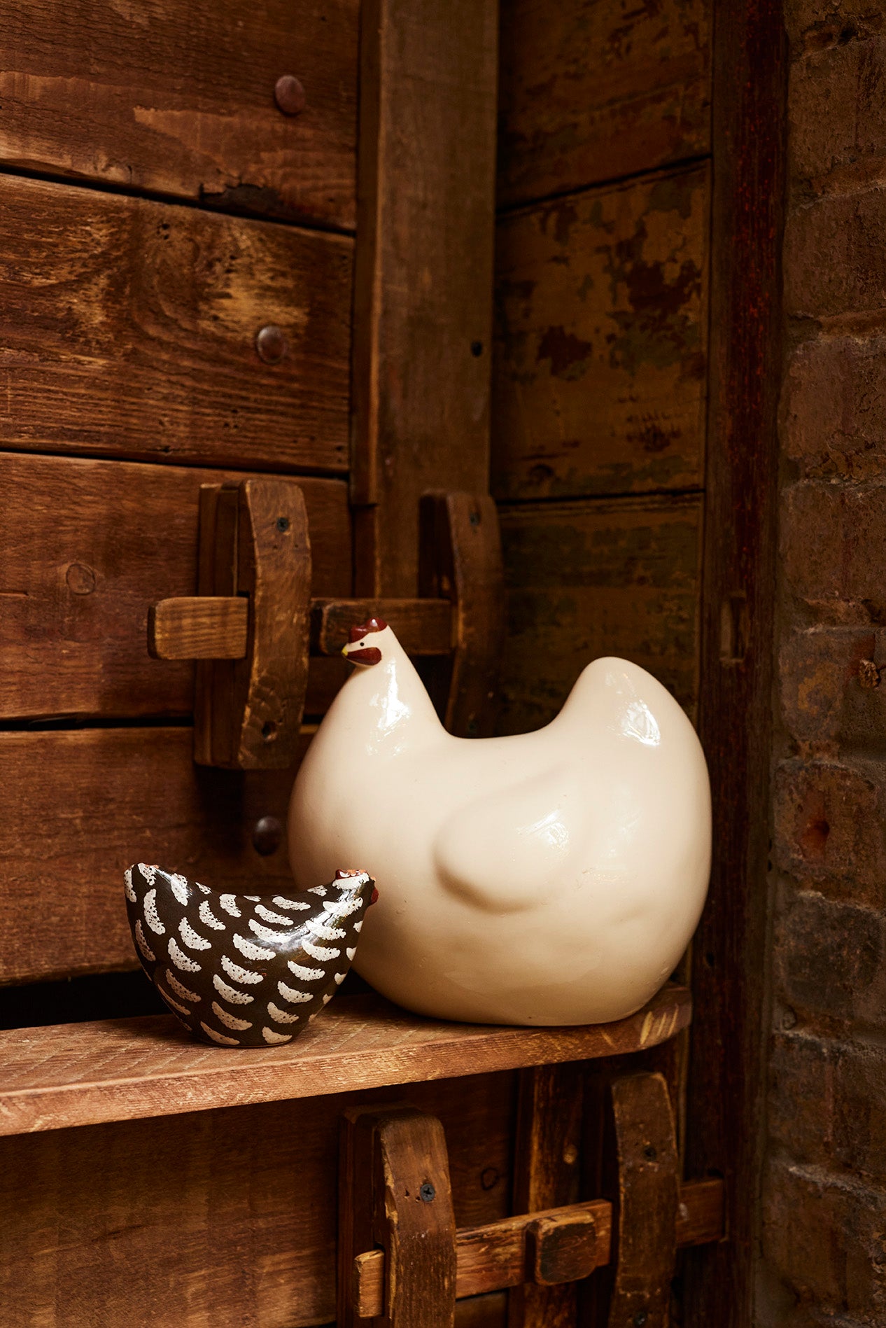 Ceramic Hens