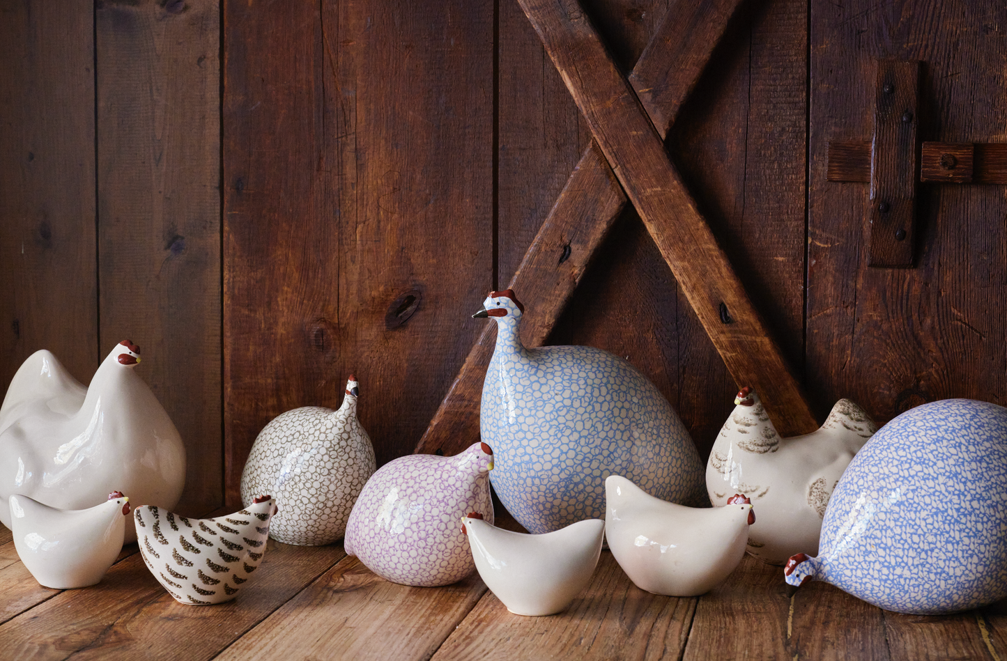 Ceramic Hens